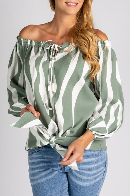 Fiore - Blouse met open schouders