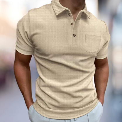 Damien | Gestructureerd Poloshirt (1+1 GRATIS)