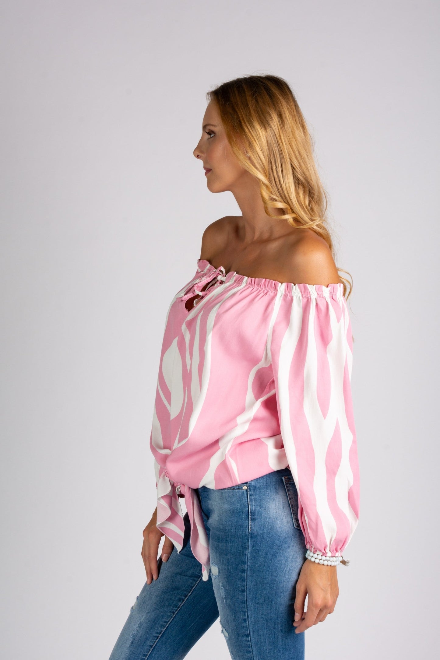 Fiore - Blouse met open schouders