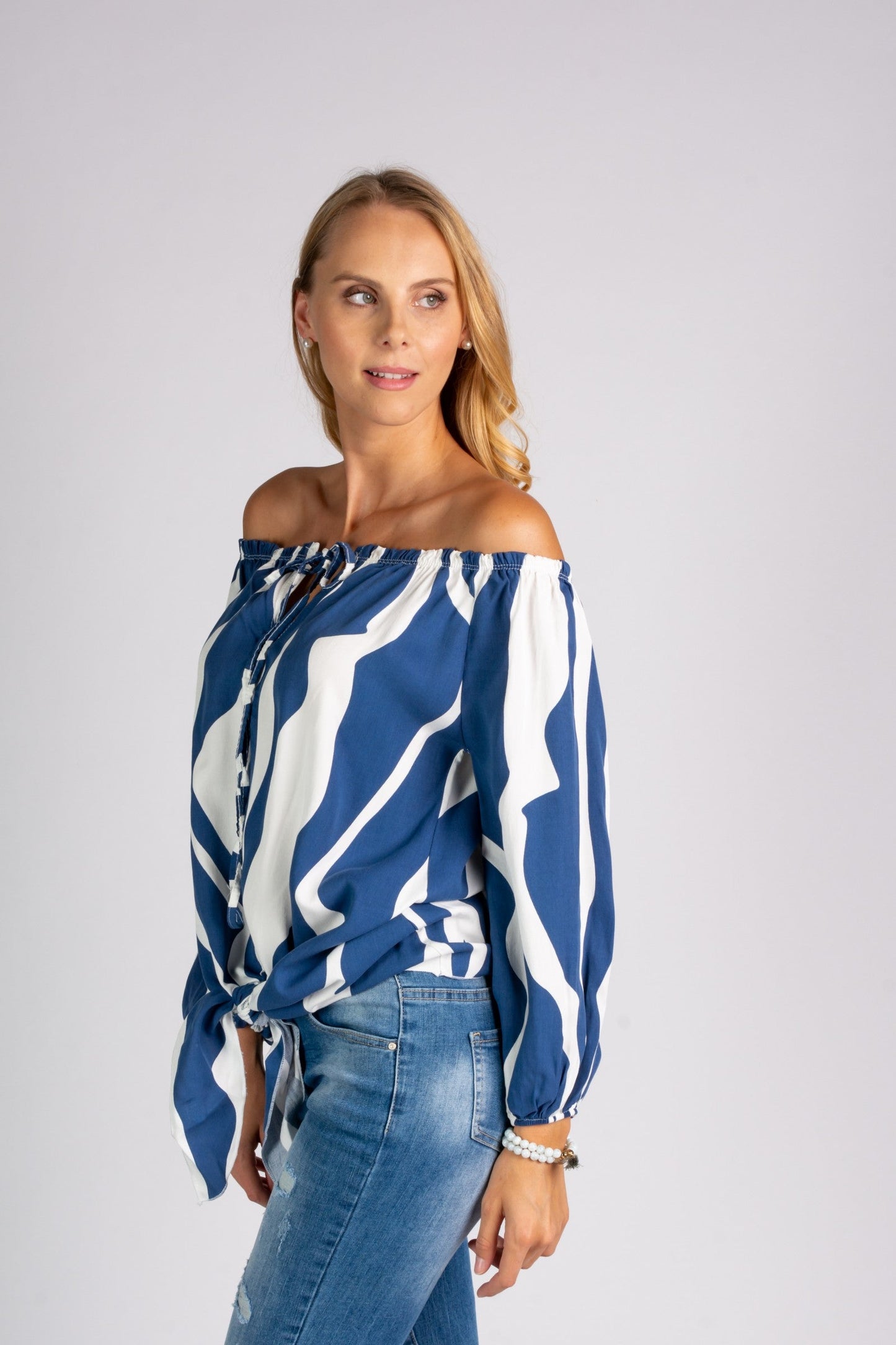 Fiore - Blouse met open schouders