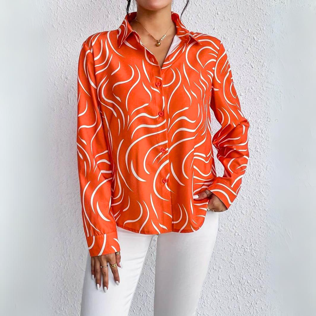 Fiore - ORANJE 2024 VOETBAL BLOUSE