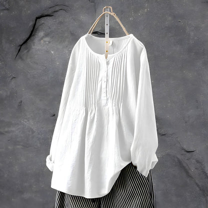 Fiore - Katoen Linnen blouse