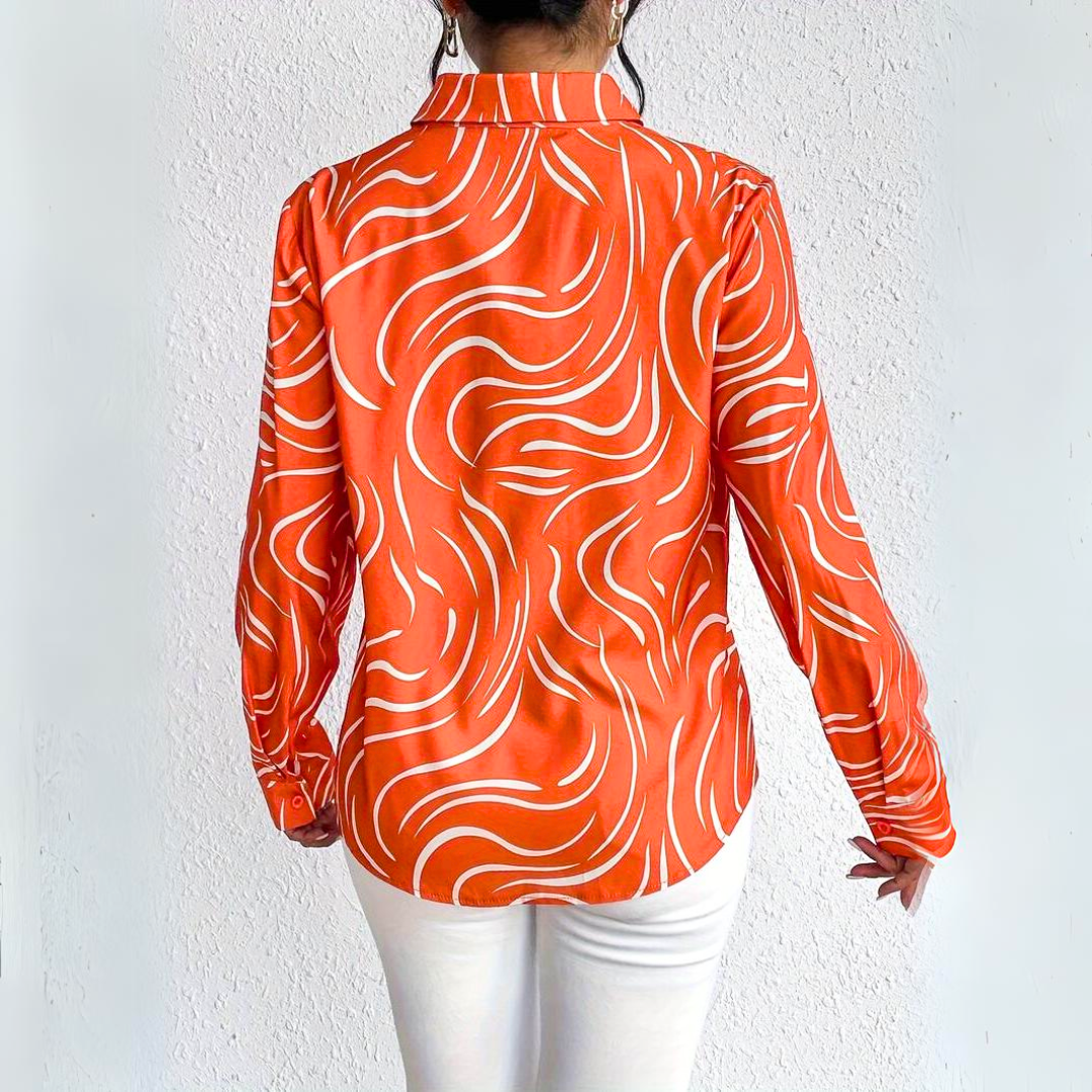 Fiore - ORANJE 2024 VOETBAL BLOUSE