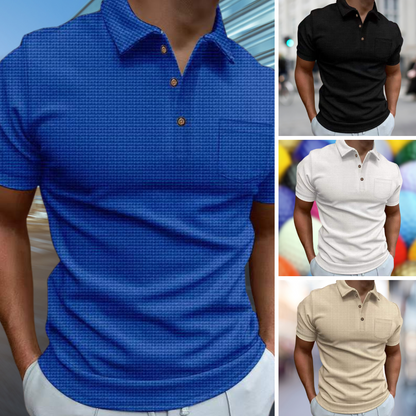 Damien | Gestructureerd Poloshirt (1+1 GRATIS)